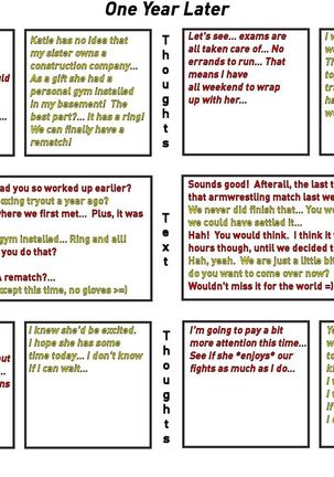 Boxing Girls Katie vs. Liz Rounds 1-4  Plus Bonus Sisters Round Page #26
