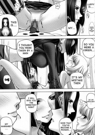(C84) [Mikenekodou (Muten)] Hebihime-sama to Warui Mushi | Hebihime-Sama Punishes Margaret (One Piece) [English] {doujin-moe.us} - Page 8