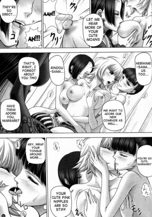 (C84) [Mikenekodou (Muten)] Hebihime-sama to Warui Mushi | Hebihime-Sama Punishes Margaret (One Piece) [English] {doujin-moe.us} - Page 10