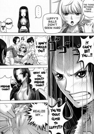 (C84) [Mikenekodou (Muten)] Hebihime-sama to Warui Mushi | Hebihime-Sama Punishes Margaret (One Piece) [English] {doujin-moe.us} - Page 6