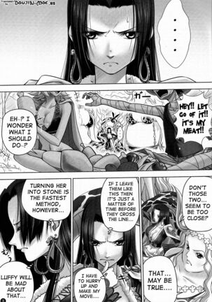 (C84) [Mikenekodou (Muten)] Hebihime-sama to Warui Mushi | Hebihime-Sama Punishes Margaret (One Piece) [English] {doujin-moe.us}