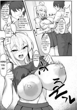 Class no Bakunyuu Gal ga Kininatte Shikatanai! | I Can't Help But Think About The Gyaru With Massive Breasts In My Class Page #8