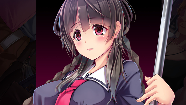 I saw that a subdued schoolgirl fell prey to molesters
