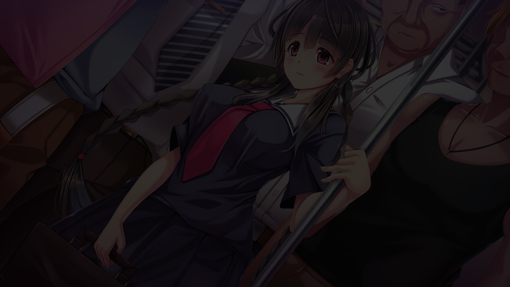 I saw that a subdued schoolgirl fell prey to molesters