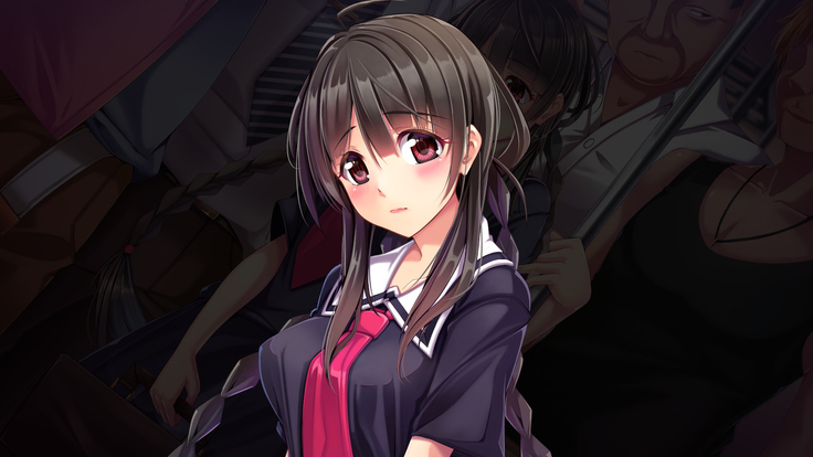 I saw that a subdued schoolgirl fell prey to molesters