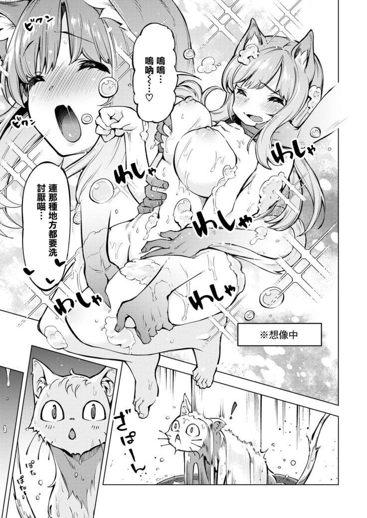 おゆかけニャンコ