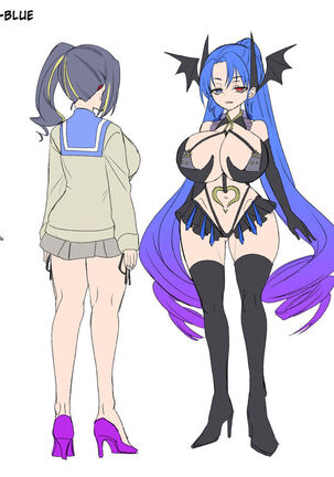 Henshin Heroine Team no Zunouha de Majime de Hinnyuu no Blue | The Smart, Diligent and Flat-Chested Blue from the Team of Morphing Heroines Page #63