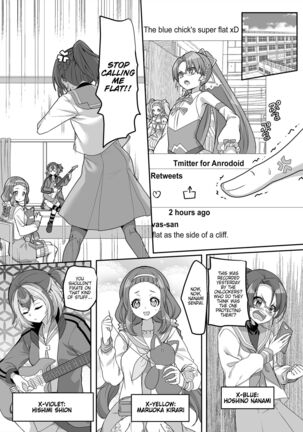 Henshin Heroine Team no Zunouha de Majime de Hinnyuu no Blue | The Smart, Diligent and Flat-Chested Blue from the Team of Morphing Heroines - Page 4