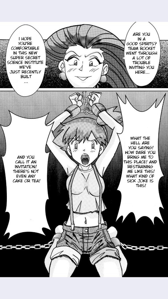 Misty hypnotized by brainwashing pleasure ball joins Team Rocket