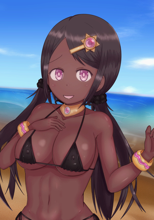 Kasshoku Musume to Beach de Ecchi! Page #86