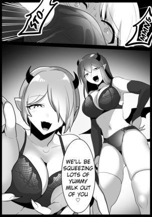 Sakubatsu ~Succubus Shimai ni Kachiku ni sarete Ochinchin o Shiborasechau Ohanashi~ | Sakubatsu ~Turned into Livestock and Getting our Penises Milked by Succubus Sisters~ Page #21