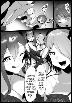 Sakubatsu ~Succubus Shimai ni Kachiku ni sarete Ochinchin o Shiborasechau Ohanashi~ | Sakubatsu ~Turned into Livestock and Getting our Penises Milked by Succubus Sisters~ Page #2