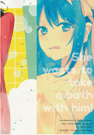 Haruhi wa Issho ni Hairitai - She wants to take a bath with him! - Page 4