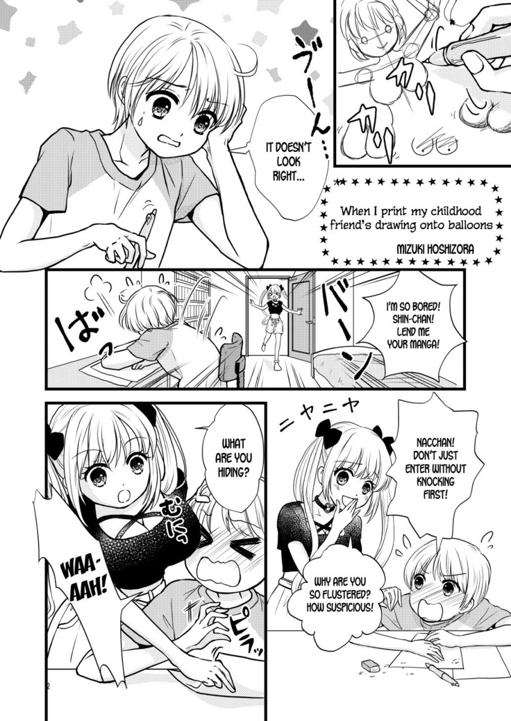 Boku no Osananajimi o Illust Fuusen ni Shitemitara | When I Print My Childhood Friend's Drawing Onto Balloons