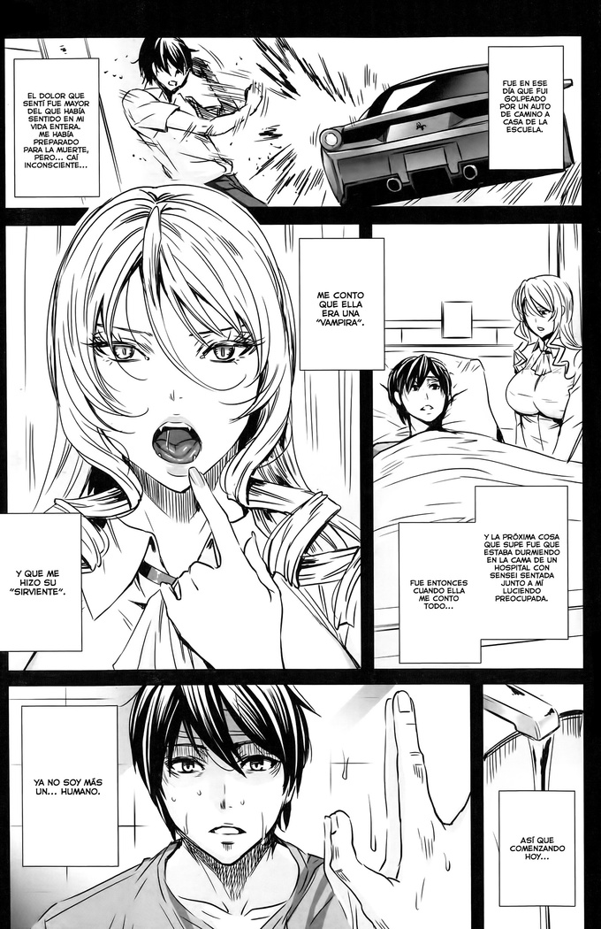 Kyuuketsu Jokyoushi No Kenzoku Seikatsu ~ Lección con una Vampira ~ Ch. 1-7