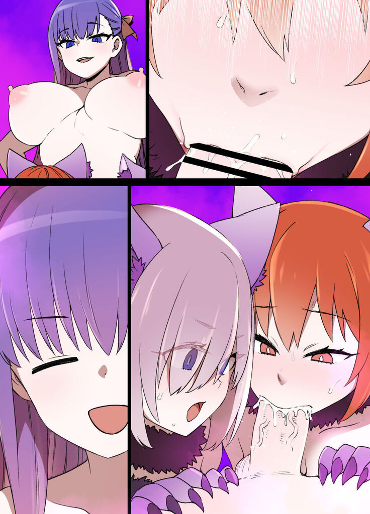 FGO Brainwashing Singularity Gudako & Mashu Bimbofication