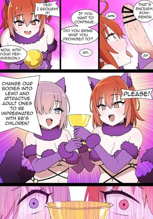 FGO Brainwashing Singularity Gudako & Mashu Bimbofication Page #2