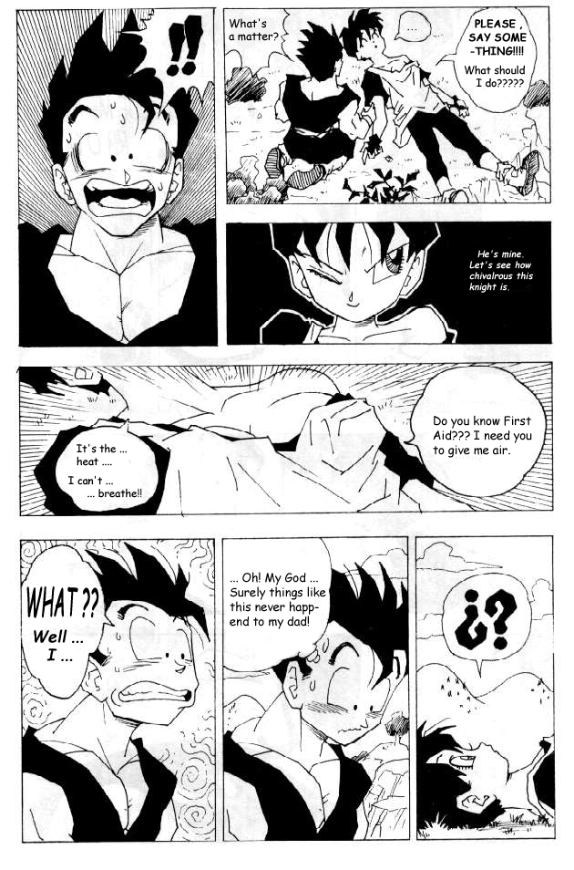 Videl Learns To Fly And Son Gohan Learns To...