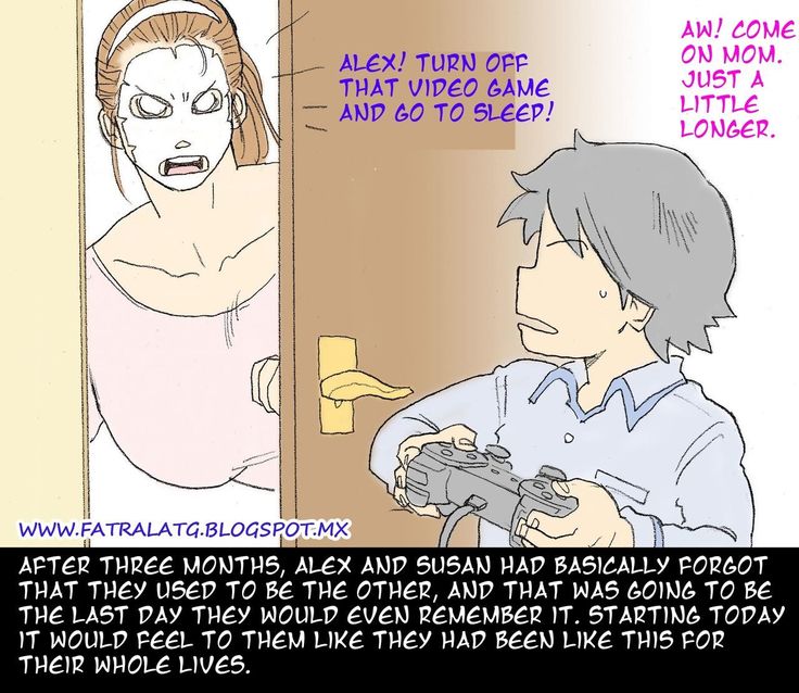 Bodyswap between a monther and her son