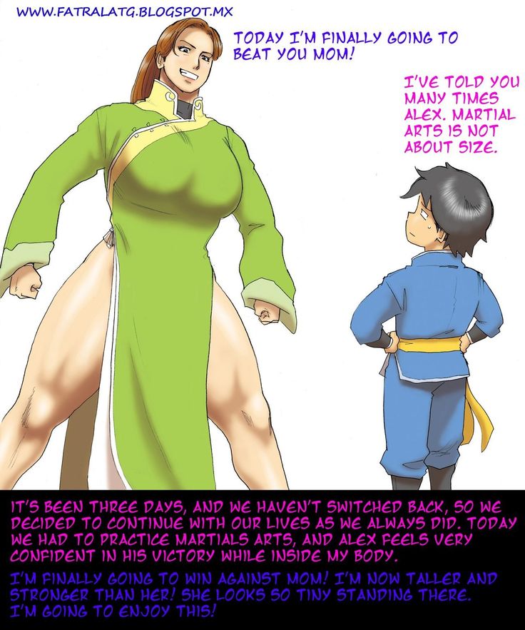 Bodyswap between a monther and her son
