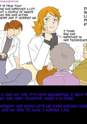 Bodyswap between a monther and her son Page #23