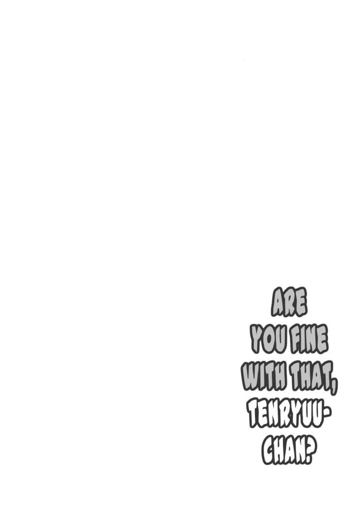 Sorede Ii noka? Tenryuu-chan. | Are You Fine With That, Tenryuu-chan?