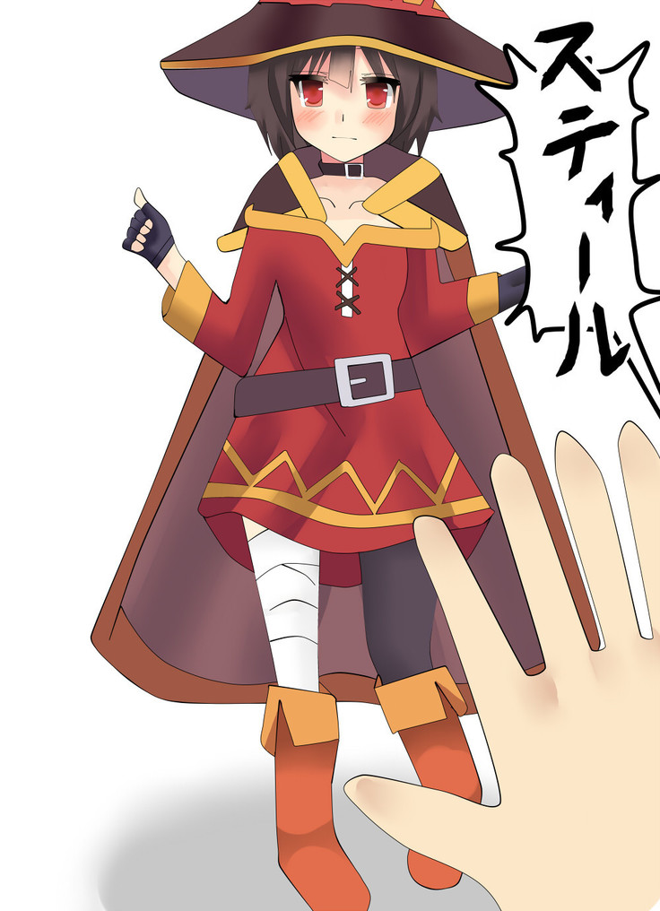 Megumin Ugoira Illust Tsumeawase