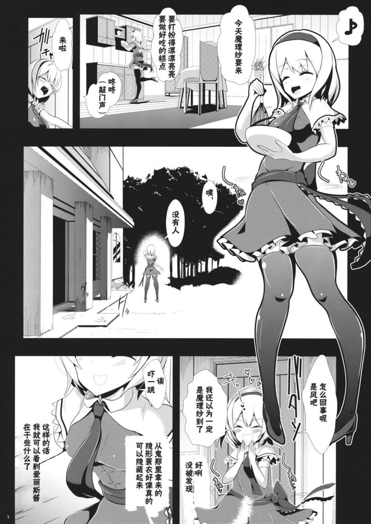 Touhou Toumei Ningen 1 Shinnyuu Alice n Chi