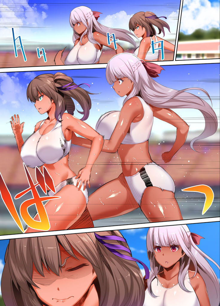 Rikujoubu Buchou to Fukubuchou wa Ore no Nama Onaho!!! Kasshoku Hada Ban