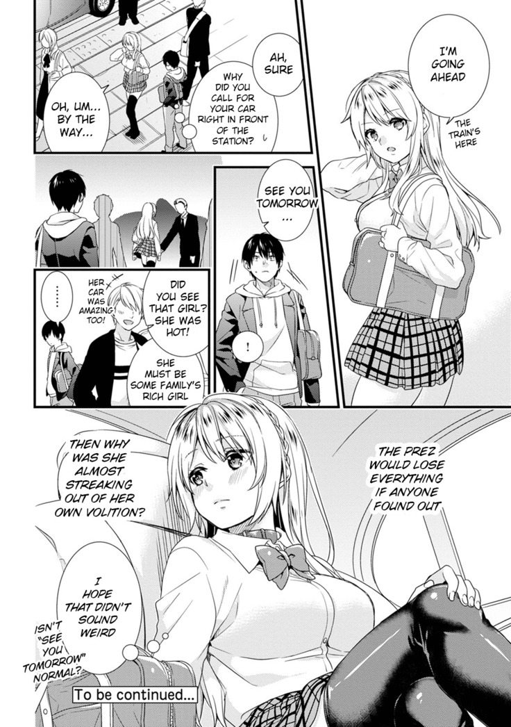 Gakuen no Ojou-sama ga Roshutsukyou no Dohentai datta Hanashi Ch. 1-2