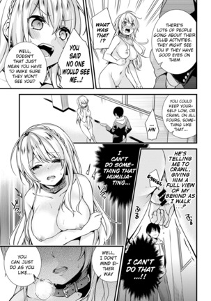 Gakuen no Ojou-sama ga Roshutsukyou no Dohentai datta Hanashi Ch. 1-2