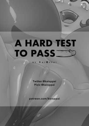 A Hard Test to Pass