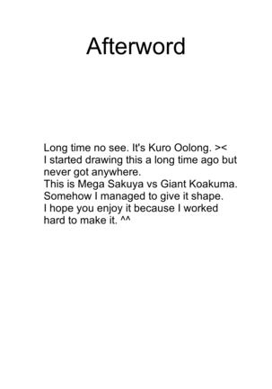 Mega Sakuya vs Giant Koakuma - Page 21