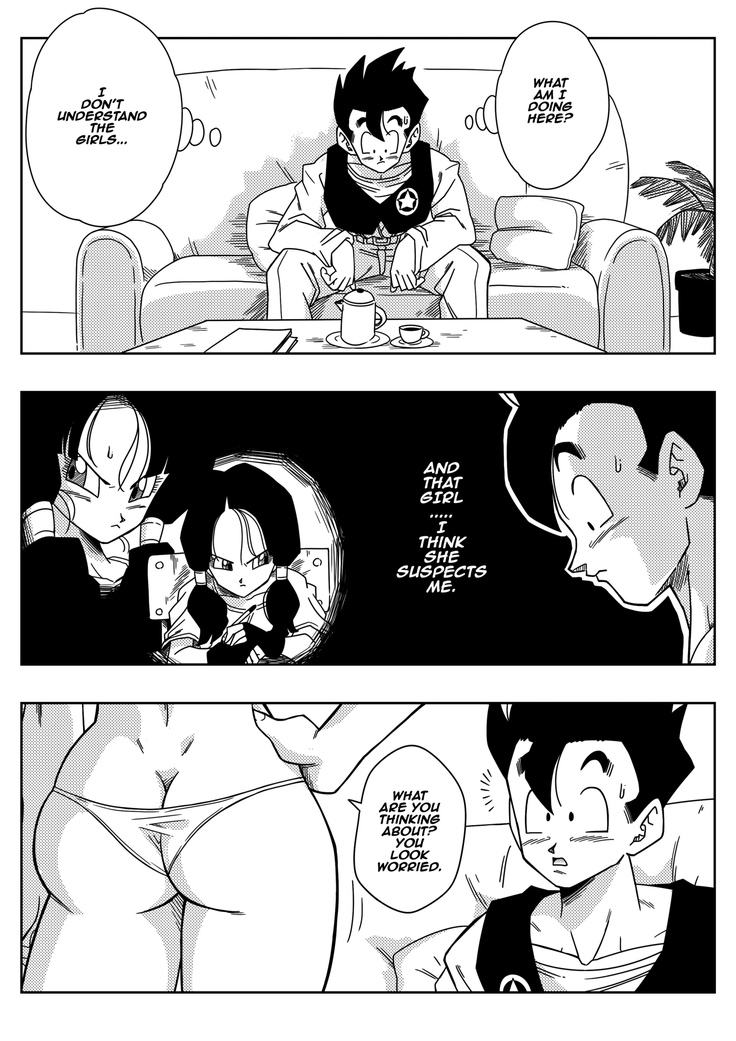 LOVE TRIANGLE Z - Gohan Meets Erasa... "Let's Make A Lot of Sex, OK?" (decensored)