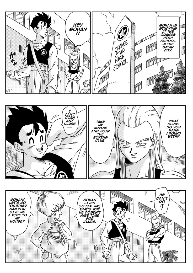 LOVE TRIANGLE Z - Gohan Meets Erasa... "Let's Make A Lot of Sex, OK?" (decensored)