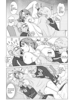 The Lewd Wife Enjoys Naked Apron Cheating with Old Men - Page 5