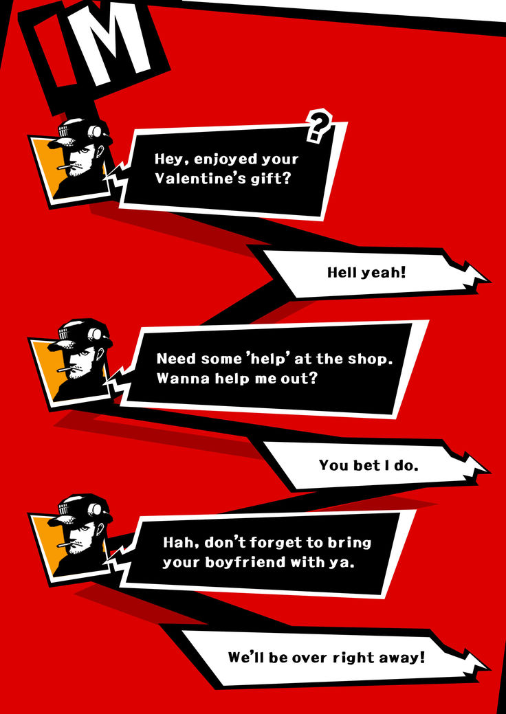 Secret Valentine: P5 Comic