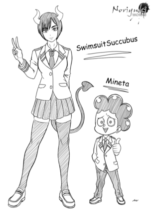 SwimsuitSuccubus x Mineta - Page 1