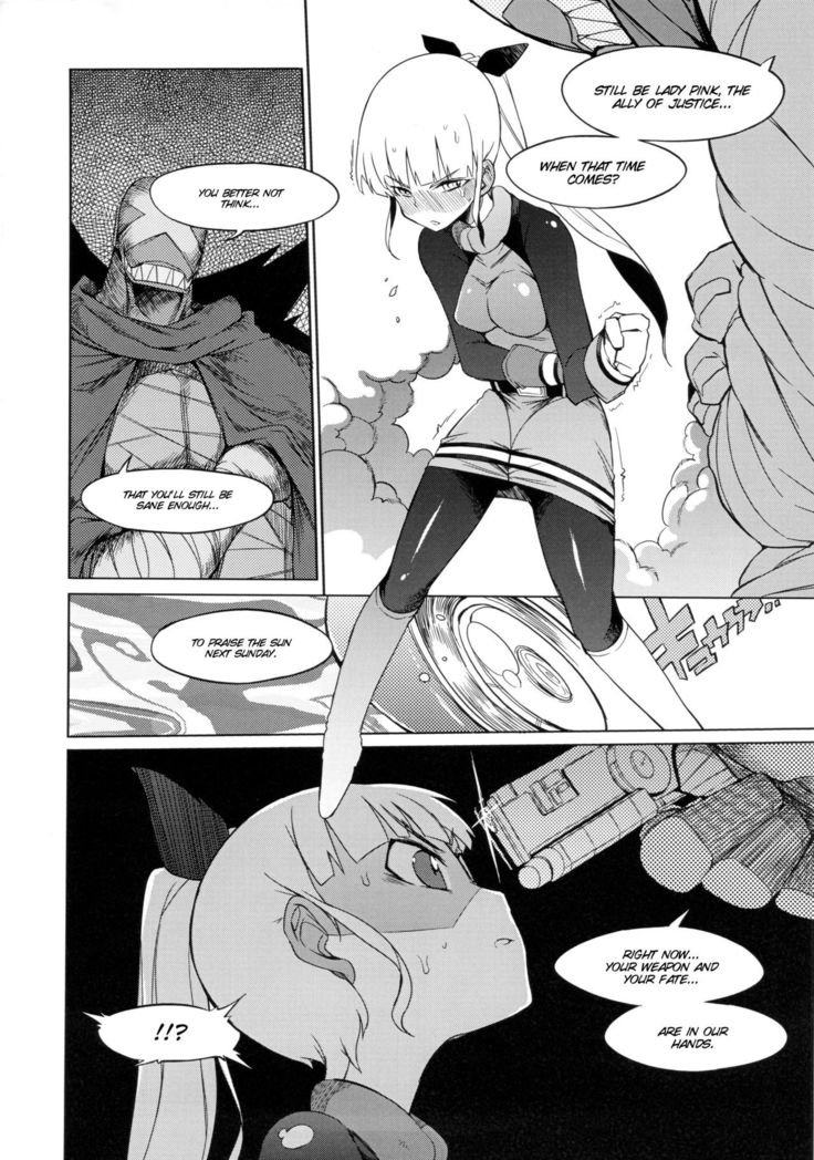 the Pink Tokusatsu Heroine Tsukamaeta!!! Part A
