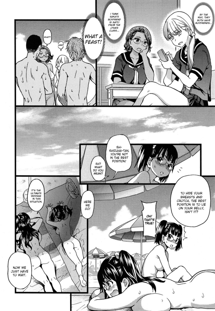 Nudist Beach ni Syuugaku Ryokoude!! Ch. 1-9