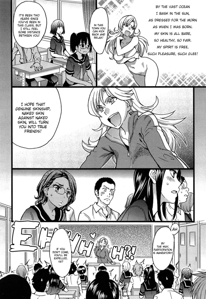 Nudist Beach ni Syuugaku Ryokoude!! Ch. 1-9