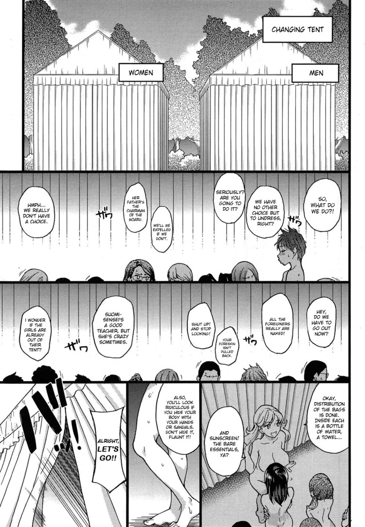 Nudist Beach ni Syuugaku Ryokoude!! Ch. 1-9