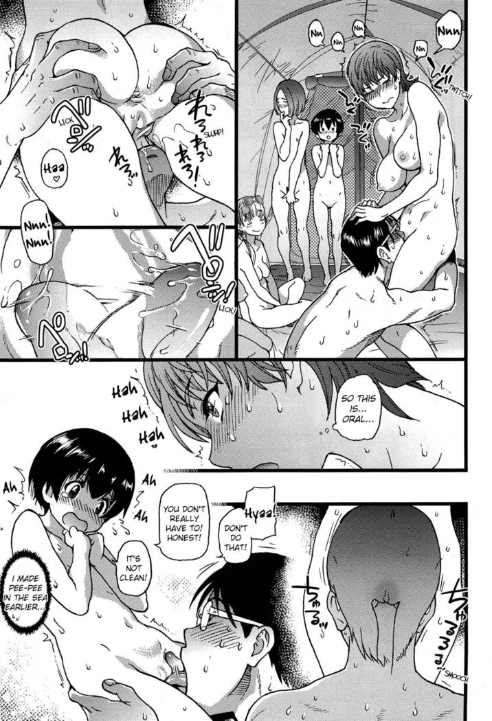 Nudist Beach ni Syuugaku Ryokoude!! Ch. 1-9