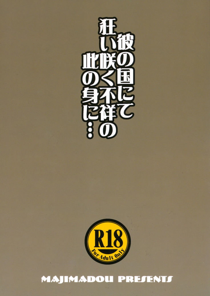 Ka no Kuni nite Kuruizaku Fushou no Konomi ni... + Paper