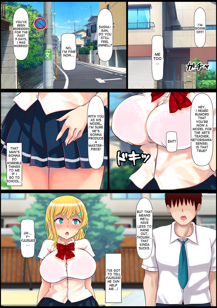 Blond Joshi Ryuugakusei Tanetsuke Press Namahame Taiken