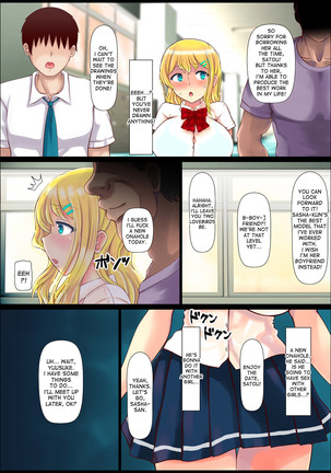 Blond Joshi Ryuugakusei Tanetsuke Press Namahame Taiken Page #39