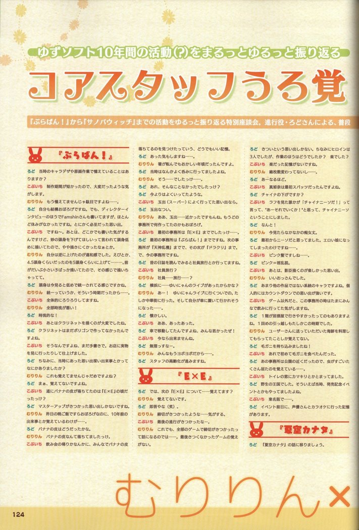 YUZUSOFT 10th Anniversary Book YUZUANI