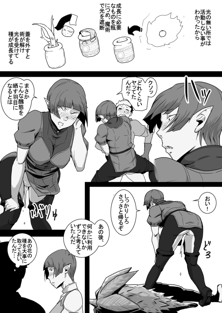 Untitled Fantasy A Plain Elf and An Apprentice Warrior IX