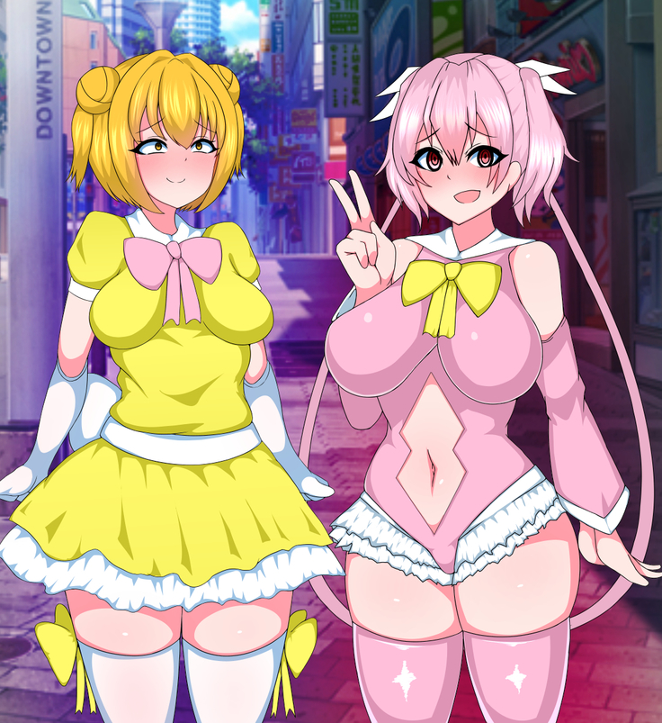 Seigi no Mahou Shoujo Cute-chan ga Akuochi Futanari Bitchi ni Naru nante...
