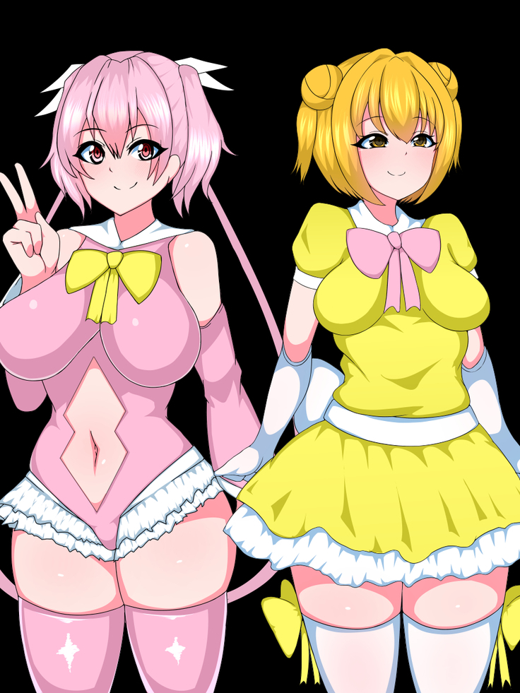 Seigi no Mahou Shoujo Cute-chan ga Akuochi Futanari Bitchi ni Naru nante...